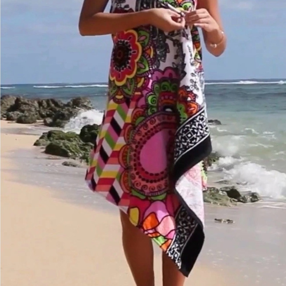 Simple Sarongs Dimond Paridise Floral (Microfiber) Sarong/Beach Wrap - Picture 2 of 7